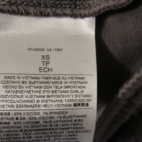 NWT Banana Republic Joggers Womens XS Gray Tapered Pull-On Ankle Zip Pockets - Picture 7 of 8